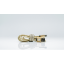 Ladekabel 2in1 - Lightning und Micro USB - Gold
